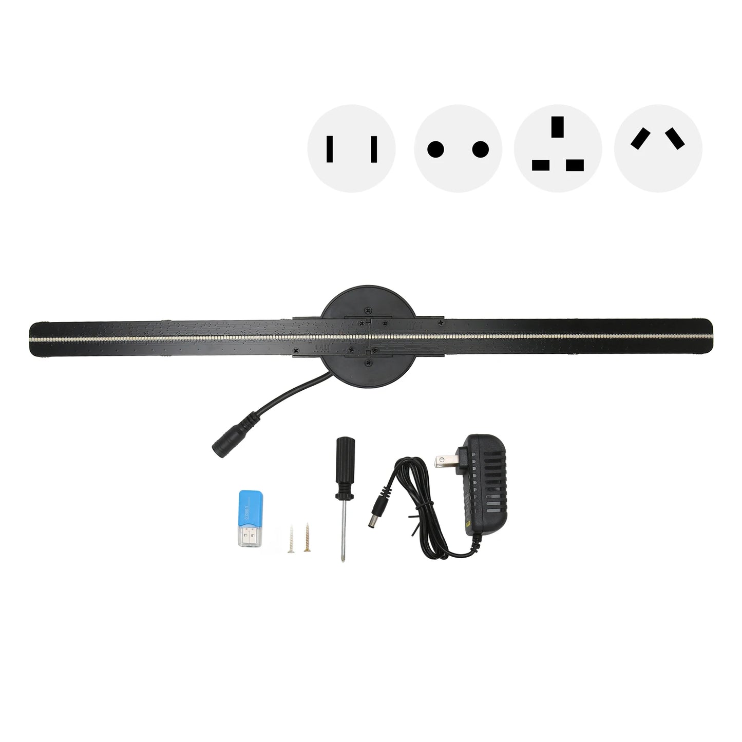 WiFi Compatible 3D Hologram Fan